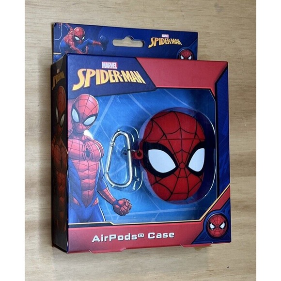 NEW Thumbs Up Marvel Spiderman 3D Airpods Case Red - Picture 1 of 2